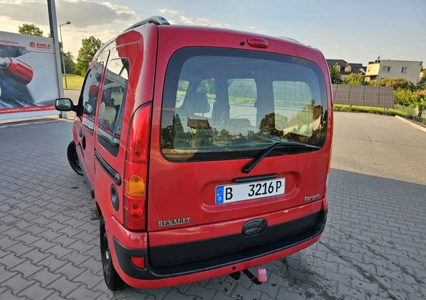 Renault Kangoo cena 9900 przebieg: 204369, rok produkcji 2006 z Dobre Miasto małe 172